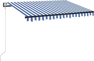 VidaXL Lumarko Automatycznie zwijana markiza, LED i czujnik wiatru, 350x250 cm! 3069093 VidaXL - Markizy - miniaturka - grafika 2