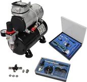 Sprężarki i kompresory - vidaXL vidaXL Kompresor do malowania natryskowego z 2 pistoletami - miniaturka - grafika 1