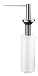 Blue Water Inox Dozownik okrągły stal nierdzewna 5901730613544 - Mydelniczki i dozowniki mydła - miniaturka - grafika 3