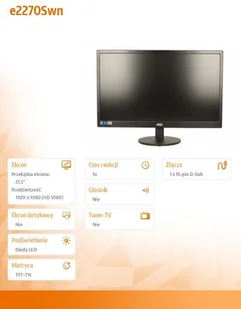 AOC e2270Swn - Monitory - miniaturka - grafika 11