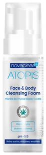 DIAGNOSIS S.A. DIAGNOSIS S.A NOVACLEAR ATOPIS Pianka do mycia twarzy i ciała 150 ml 7072992 - Pianki do mycia twarzy - miniaturka - grafika 3