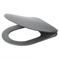 Deski sedesowe - Deante Deska wolnoopadająca antracyt Slim PEONIA CDE DSOZ - miniaturka - grafika 1