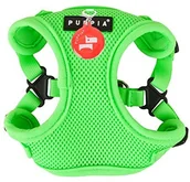 Szelki dla psów - Puppia puppia paqa-ac1443 uprząż dla psa, Soft Harness C, średni, neonowy zielony - miniaturka - grafika 1