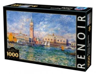 D-Toys Puzzle 1000 Renoir, Pałac w Wenecji - Puzzle - miniaturka - grafika 2