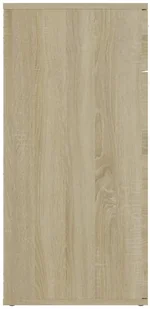 vidaXL Szafka dąb sonoma 80x36x75 cm płyta wiórowa 805773 - Komody - miniaturka - grafika 8