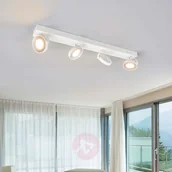 Lampy sufitowe - Biały reflektor sufitowy LED Clockwork - miniaturka - grafika 1