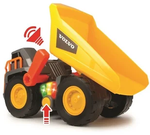 Dickie Toys Wywrotka Volvo Construction z 3 światłami i dźwiękiem Toys 725335 - Samochody i pojazdy dla dzieci - miniaturka - grafika 5
