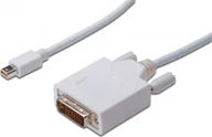 Kable - Digitus Kabel DisplayPort Mini DVI-D 2m biały AK-340305-020-W AK-340305-020-W - miniaturka - grafika 1