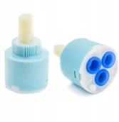 Akcesoria do armatury i ceramiki - Głowica Ceramiczna Niska 40mm do baterii kranu - miniaturka - grafika 1