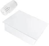 Głowice termostatyczne - Schlosser Zestaw termostatyczny KASETOWY RTL PROSTY BIAŁY - miniaturka - grafika 1