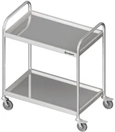 Wózki na żywność - Stalgast Wózek kelnerski dwupółkowy 800x500x950 mm 982025080 - miniaturka - grafika 1
