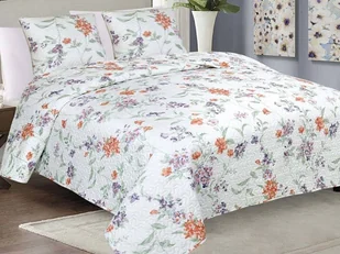 Euromat Dwustronna Narzuta TAVIRA BJ-074 Violet 220x240+2x40x40 14272 - Pościel - miniaturka - grafika 2