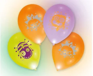 Amscan Balony LED Halloween 27,5cm/11'' 4 szt 9901055 - Halloween - miniaturka - grafika 2