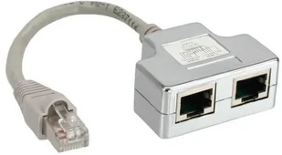InLine InLine Dubler portów ISDN RJ45 męski do 2x RJ45 żeński 69932A - Wtyczki i adaptery - miniaturka - grafika 2