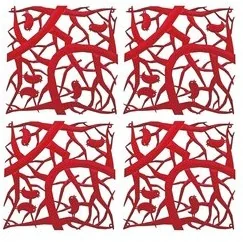 Koziol Pi:P element dekoracyjny 4 szt KZ-2042536 - Panele ścienne i boazeria - miniaturka - grafika 4