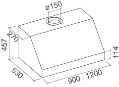 Falmec Zeus Pro 120 Inox - Okapy kuchenne - miniaturka - grafika 3