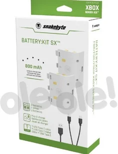 Snakebyte Snakebyte SB916342 Zestaw ładujący BATTERY KIT SX Xbox Series biały SB916342 - Akcesoria do Xbox - miniaturka - grafika 2