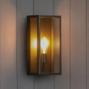 Konstsmide Kinkiet zewnętrzny Carpi, czarny, 20,5 x 40 cm - Lampy ogrodowe - miniaturka - grafika 3