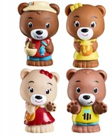 Figurki dla dzieci - Klorofil Zestaw 4 figurek Rodzina Misiów Browny - miniaturka - grafika 1