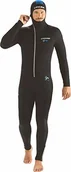 Pływanie - Cressi 1946 męski Diver Man Monpiece Wetsuit 7 mm kombinezon do nurkowania z nakładką, czarny/niebieski, dla mężczyzn (LU487503) - miniaturka - grafika 1