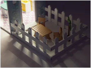 Mamabrum XXL Największy drewniany domek dla lalek 123 cm podświetlany LED taras akcesoria ogródek DOMEK W06A379 - Domki dla lalek Mamabrum XXL Największy drewniany domek dla lalek 123 cm podświetlany LED taras akcesoria ogródek DOMEK W06A379 - Domki dla lalek - miniaturka - grafika 11