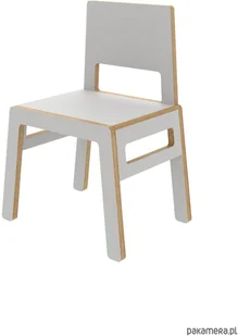 KRZESEŁKO FLEX F szare - Krzesełka i taborety dla dzieci - miniaturka - grafika 2