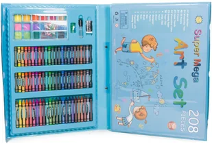 Art4Artist Zestaw artystyczny 208el kredki farby markery nie 016294 - Przybory szkolne - miniaturka - grafika 2