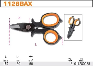 Beta NOŻYCZKI DLA ELEKTRYKÓW 1128BAX - Nożyce i noże - miniaturka - grafika 2