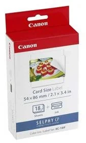 Canon 7741A001 KC-18IF, 86x54mm, 18 szt., biały, címkék - Papier do drukarek - miniaturka - grafika 3