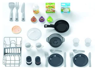 Smoby Smoby Kuchnia miniTefal Studio 28 akcesoria Magic Bubble 311043 - Zabawki AGD - miniaturka - grafika 6