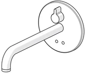 Baterie podtynkowe - Oras Electra Bateria umywalkowa bezdotykowa podtynkowa chrom 6615CZ - miniaturka - grafika 1