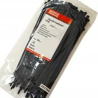 Inne mocowania - Opaska kablowa zaciskowa czarna 100szt 450595 - miniaturka - grafika 1