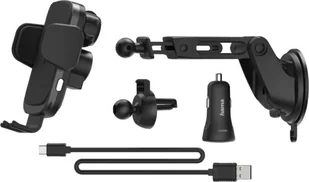 HAMA Ładowarka samochodowa FC10 Czarny - Ładowarki samochodowe - miniaturka - grafika 2