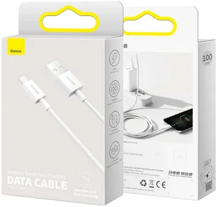 Baseus Wytrzymały kabel Superior USB do micro USB 2A 1m Biały CAMYS-02 - Kable Baseus Wytrzymały kabel Superior USB do micro USB 2A 1m Biały CAMYS-02 - Kable - miniaturka - grafika 11