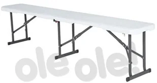 LifeTime Ławka składana w pół 183 cm (biały granit) 80305 - Ławki ogrodowe - miniaturka - grafika 3