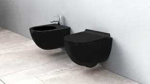 Rea C9901 Bidet wisz$550cyCarlo Mini Black Mat - Akcesoria do armatury i ceramiki - miniaturka - grafika 5