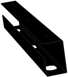 WOJTAP Organizer kabli pod biurko 600 x 80 x 50 mm - Prosty OK600x80x50BK-P - Akcesoria na biurko - miniaturka - grafika 2