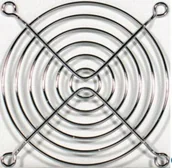 Tuning komputera - akcesoria - Ohne hersteller Osłona wentylatora 92mm srebrna FGR-92S (FGR92S) - miniaturka - grafika 1