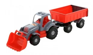 WADER-POLESIE Siłacz Traktor z przyczepą i łyżką - Samochody i pojazdy dla dzieci - miniaturka - grafika 3