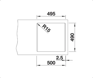 Blanco PLEON 5 BIAŁY 521672 - Zlewozmywaki - miniaturka - grafika 6
