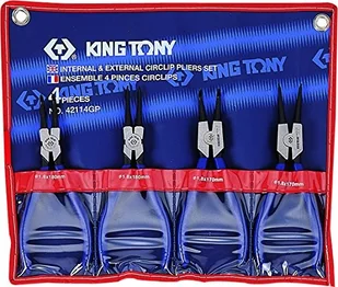 KING TONY Zestaw szczypiec do pierścieni segera 42114GP - Zestawy narzędziowe - miniaturka - grafika 3