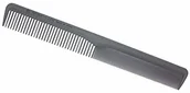 Grzebienie fryzjerskie - Eurostil Euro styl grzebień Carbon Comb długości 19,5 cm do strzyżenia włosów grzebień grzebień fryzjerski czarna - miniaturka - grafika 1