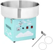 Inne urządzenia gastronomiczne - Royal Catering Maszyna do waty cukrowej turkusowa śr misy 520mm + miarka do cukru 1009026 - miniaturka - grafika 1