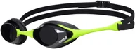 Pływanie - Arena Cobra Swipe Goggles, dark_smoke/yellow 2021 Okulary do pływania 4195-200-0 - miniaturka - grafika 1