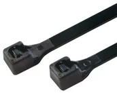 Maskownice do kabli - Logilink Opaski zaciskowe 10cm 100szt czarne + EKSPRESOWA KAB0001B - miniaturka - grafika 1