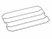 Akcesoria i części do lodówek - Miele kfr30060 lodówka akcesoria/uchwyt na butelki z chromowanego metalu na poziome przechowywanie do pięciu butelek 4002515357538 - miniaturka - grafika 1