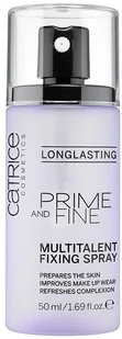 Catrice Catrice Longlasting Prime And Fine Fixing Spray utrwalający do twarzy 50ml 39311-uniw - Utrwalacze do makijażu - miniaturka - grafika 4