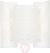 Lampy ścienne - Butterfly Northern Northern perforated lampa ścienna, biała - miniaturka - grafika 1