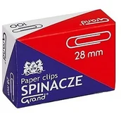 Spinacze i klipsy do papieru - GRAND Spinacze R28 Grand 110-1381, 10 pud. 110-1381 - miniaturka - grafika 1