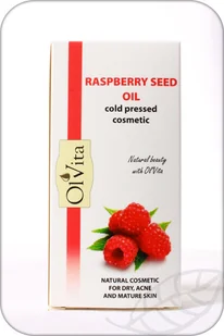 OL'VITA Olej Z Pestek Malin Zimno tłoczony Kosmetyczny 30ml - OL'VITA 4549 - Olejki do ciała i włosów - miniaturka - grafika 2